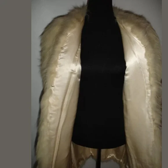 Vintage Sheepskin Fur 3/4 Length Coat - Picture 4 of 8